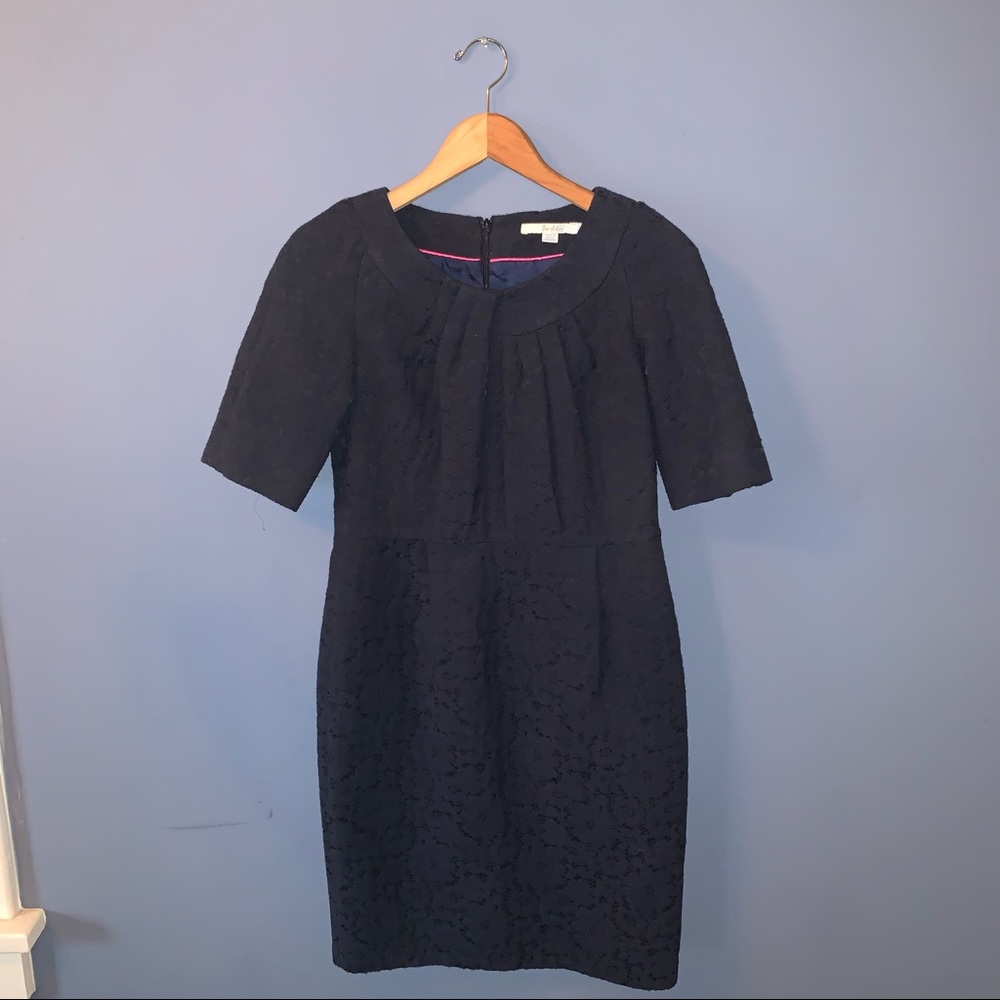 Boden Lace Print Shift Dress Size 6